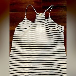 J. Crew Striped Racer Back Tank Cami
